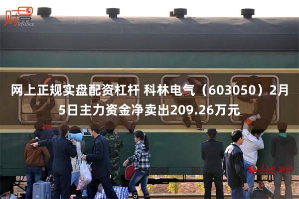 网上正规实盘配资杠杆 科林电气（603050）2月5日主力资金净卖出209.26万元