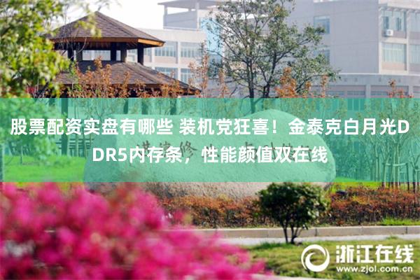 股票配资实盘有哪些 装机党狂喜！金泰克白月光DDR5内存条，性能颜值双在线