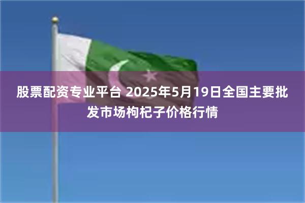 股票配资专业平台 2025年5月19日全国主要批发市场枸杞子价格行情